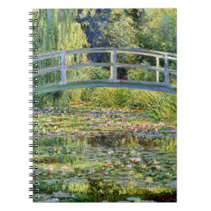 Het water-Lily Pond door Monet Fine Art Notitieboek