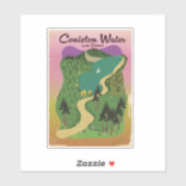 Het watermerendistrict Coniston Sticker (Vel)