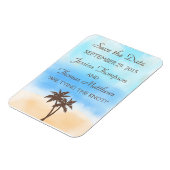 Het Waterverf Beach Wedding Collectie Magneet (Linkerzijde)