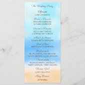 Het Waterverf Beach Wedding Collectie Programma (Achterkant)