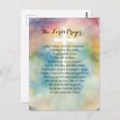 Het Waterverf Kruis van het Onze Vader Briefkaart (Voorkant / Achterkant)