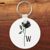 Het weduwnaar Roos Sleutelhanger (Voorkant)