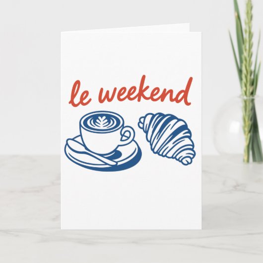 het weekend Frans Kaart (Voorkant)