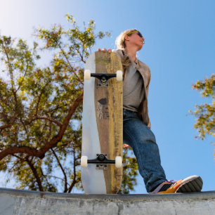 Het weer doorstaan van de stilte skateboard