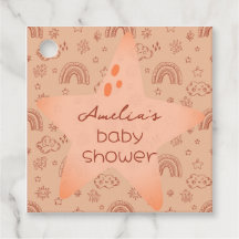 Het weer in baby shower Boho Peachy