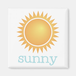 Het weer in de koelkast - SUNNY Magneet