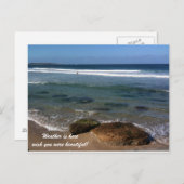 Het weer is hier wens u mooi was! briefkaart (Voorkant / Achterkant)