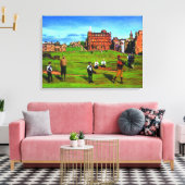 Het weggat bij Saint Andrews Canvas Afdruk (Insitu (Woonkamer))