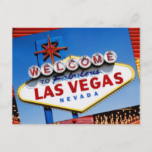 Het "Welkom in Fabulous Las Vegas"-teken Briefkaart