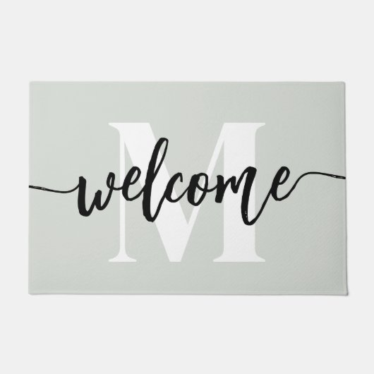 Het Welkome Groene Sage van het Manuscript van de Deurmat (Voorkant)