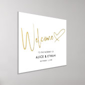 Het welkome Hart van het Manuscript van de Handtek Folie Afdrukken (Laagn)