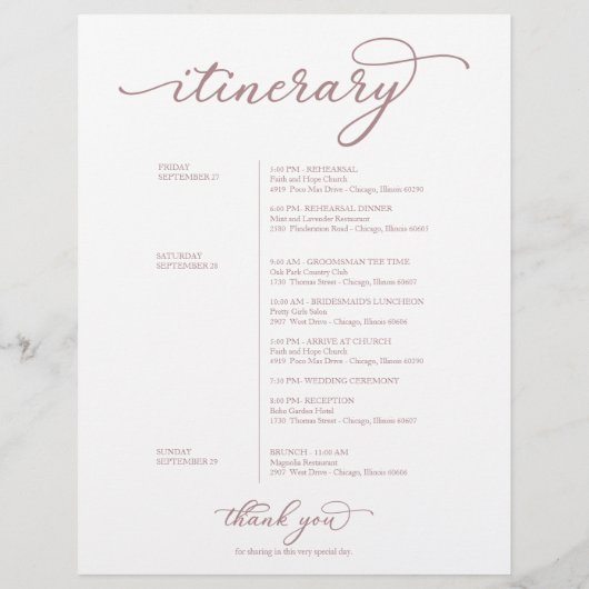 Het Welkomstboek van het Weekend van de bruiloft C (Achterkant)