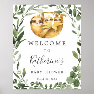 Het Welkomstteken van het Baby shower van de Kloon Poster