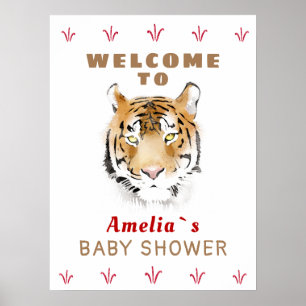 Het Welkomstteken van het Baby shower van de Water Poster