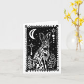 Het Wenskaart Hare Kaart (Gele Bloem)