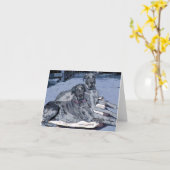 Het Wenskaart "Held & Hoop " van great dane Kaart (Gele Bloem)