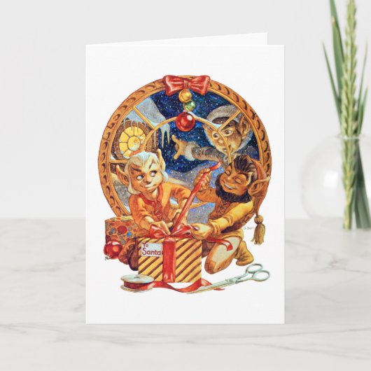 Het Wenskaart Laatste pakket Feestdagen Kaart (Voorkant)