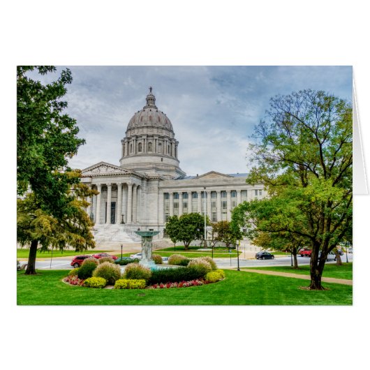 Het Wenskaart Missouri Capitol (Voorkant Horizontaal)