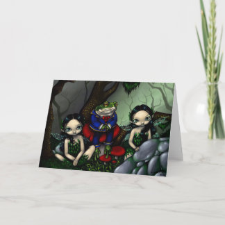 Het Wenskaart "The Handsome Frog" Kaart
