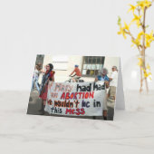 Het Wenskaart van Antitheist Kaart (Gele Bloem)