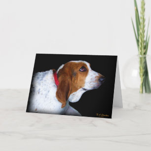 Het Wenskaart van Basset Hound Kaart
