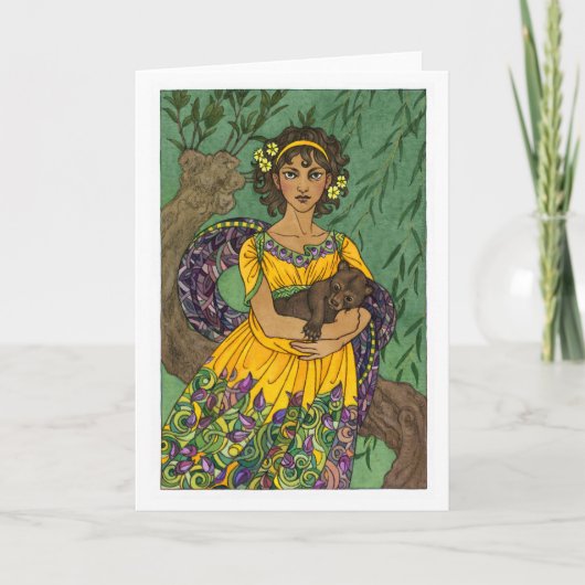 Het Wenskaart van Brauronia van Artemis Kaart (Voorkant)