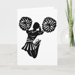 Het wenskaart van Cheerleader Kaart