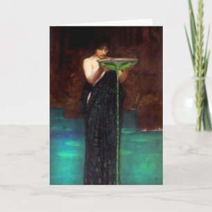 Het Wenskaart van Circe Invidiosa van Waterhouse Kaart
