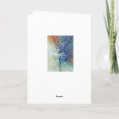 Het wenskaart van de ballerina kaart (Achterkant)