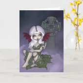 Het Wenskaart van de begraafplaats "van de Mist" Kaart (Gele Bloem)