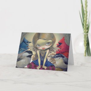 Het Wenskaart van de binnenplaats "van de Vogels" Kaart