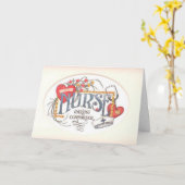 Het Wenskaart van de Dag van de verpleegster Kaart (Gele Bloem)