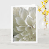 Het Wenskaart van de dahlia Kaart (Gele Bloem)