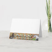 Het Wenskaart van de DANS van de VLINDER Kaart (Achterkant)