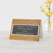 Het Wenskaart van de discipline Kaart (Gele Bloem)