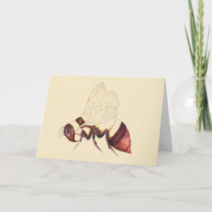 Het Wenskaart van de hommel Kaart