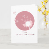 Het Wenskaart van de hoop Kaart (Gele Bloem)