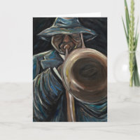 Het Wenskaart van de Jazz van het vrije slag