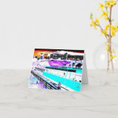 Het Wenskaart van de Kabelwagen Kaart (Gele Bloem)