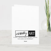 Het Wenskaart van de moeder en van het Kind Kaart (Achterkant)