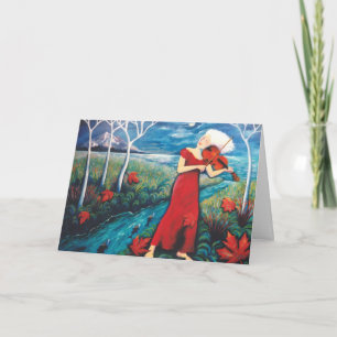 Het Wenskaart van de Muziek van Kerstmis Feestdagen Kaart