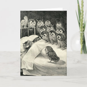 Het Wenskaart van de Nachtmerrie van de kat Kaart