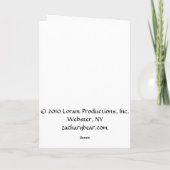 Het Wenskaart van de Palmzondag Kaart (Achterkant)