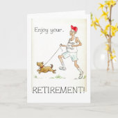 Het Wenskaart van de pensionering Kaart (Gele Bloem)