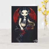 Het Wenskaart van de piraat "van de Fee" Kaart (Gele Bloem)