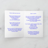 het wenskaart van de predikantappreciatie kaart (Binnen)