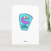 Het Wenskaart van de pretzel Kaart (Achterkant)