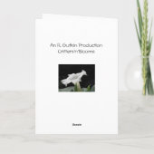 Het wenskaart van de promenade kaart (Achterkant)