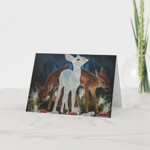 Het Wenskaart van de Ring van Faery van Fawn Kaart