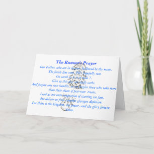 Het Wenskaart van de Runner's Prayer Kaart